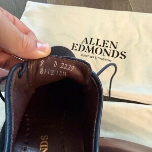 Allen Edmonds Nomad Buck Suede (Blue)